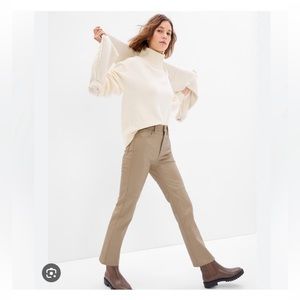 Gap Cheeky Straight High Rise Vegan Leather Pants - Size 26